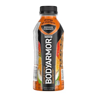 BodyArmor Orange Mango Bouteille 473 ml, 0,53 $/100ml