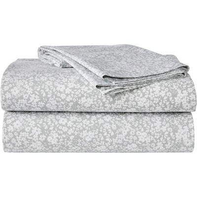 Ensemble de draps 4 pièces en coton pour très grand lit