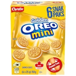 OREO, Mini Golden Cookies, Snack Pack, School Snacks