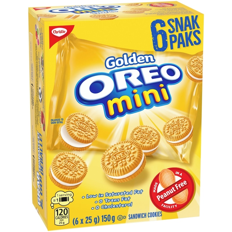 OREO, Mini Golden Cookies, Snack Pack, School Snacks