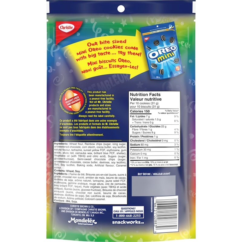 Chips Ahoy! Mini Rainbow Chocolate Chip Cookies