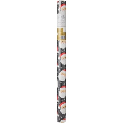 Life at Home Jumbo Heavyweight Gift Wrap - Santa 1 ea, $12.00/1ea