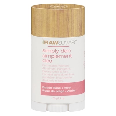 Raw Sugar Simply Deo Beach Rose + Aloe 76 g, $15.12/100g