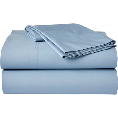 Ensemble de draps 4 pièces en coton pour lit double
