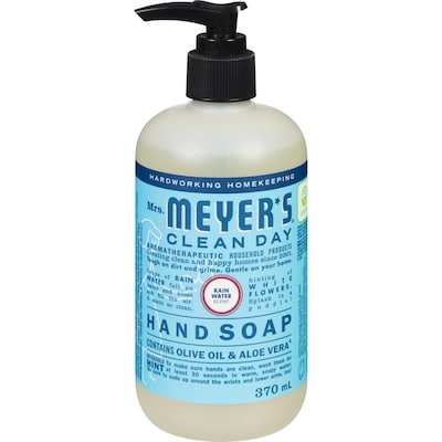 Mrs. Meyer's Clean Day Hand Soap Rain Water Scent 370 ml, $2.16/100ml
