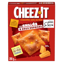 Cheez-It Craquelins cuits au four saveur grillée à deux reprises 200 g, 1,24 $/100g