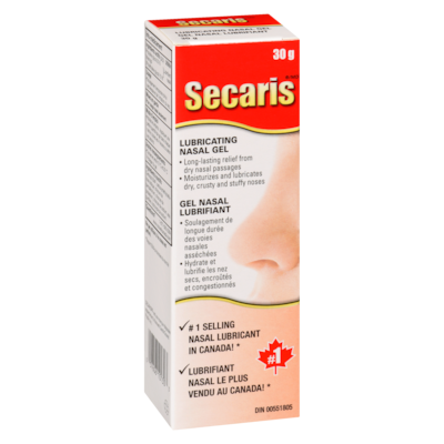 Secaris Gel nasal lubrifiant 30 g, 33,30 $/100g