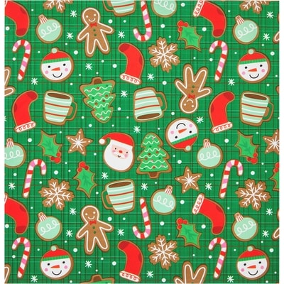 Jumbo Heavyweight Gift Wrap - Holiday
