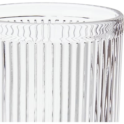 Ribbed Tumbler Clear 12.1-Oz