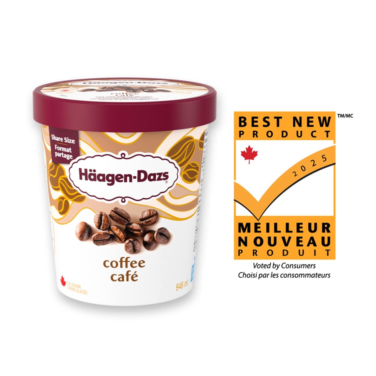 Haagen Dazs Coffee Ice Cream 0.946 l, $1.16/100ml