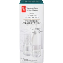 President's Choice Bedside Carafe & Tumbler Set 1 ea, $9.00/1ea