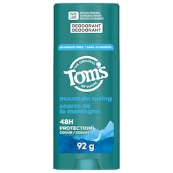Tom's of Maine Mountain Spring Natural Deodorant for Men 92 g, $13.03/100g