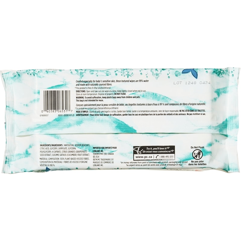 99% Water Baby Wipes 64 Wipes