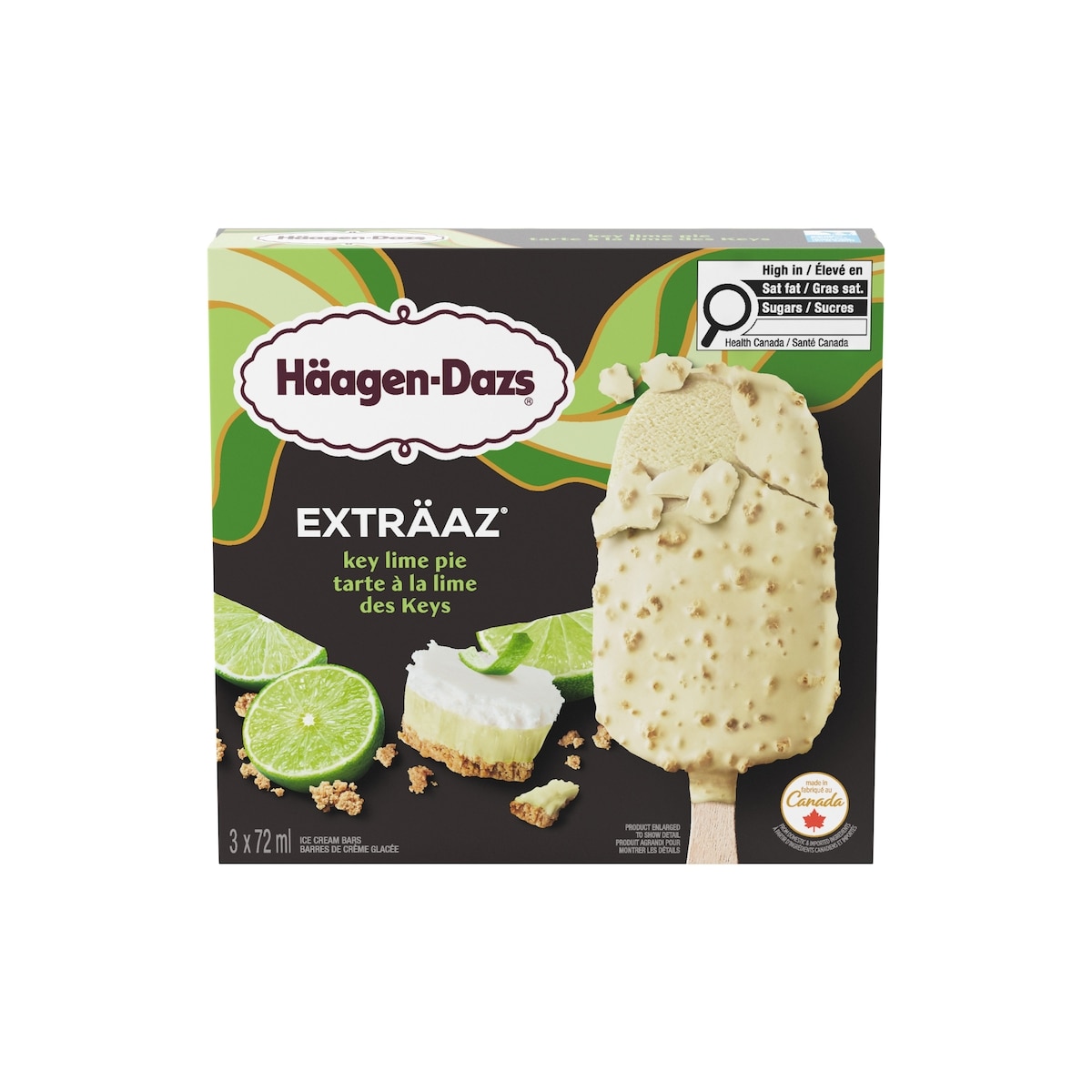 Häagen-Dazs Barres de crème glacée exträaz tarte à la lime des keys 216 ml, 3,24 $/100ml