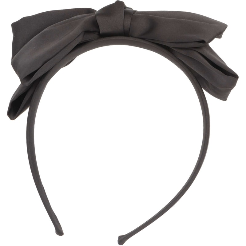 Headband Bow Black