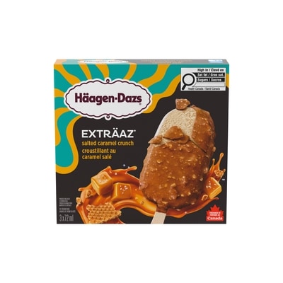 Haagen Dazs EXTRÄAZ Salted Caramel Crunch Ice Cream Bars 216 ml, $3.24/100ml