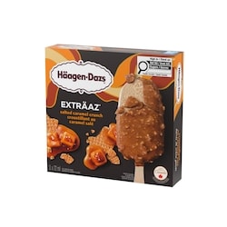 Haagen Dazs EXTRÄAZ Salted Caramel Crunch Ice Cream Bars - 216 ml