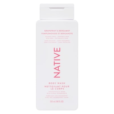 Native Body Wash, Grapefruit & Bergamot 532 ml, $2.26/100ml