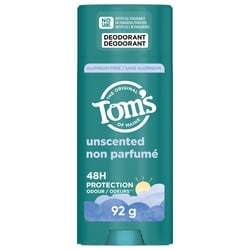Tom’s of Maine Déodorant naturel non parfumé tom's of maine pour femmes et hommes 92 g, 13,03 $/100g