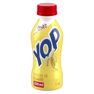 Yoplait Saveur de banane Yogourt à boire,1 MG 200 ml, 0,50 $/100g