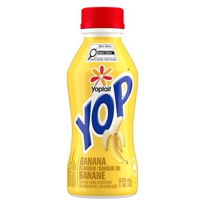 Yoplait Saveur de banane Yogourt à boire,1 MG 200 ml, 0,75 $/100g