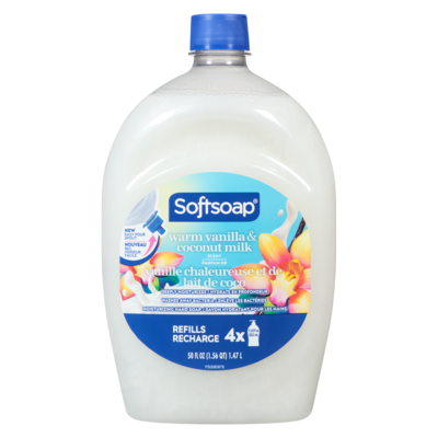 Softsoap Moisturizing Hand Soap Warm Vanilla & Coconut Milk Scent Refills 1.47 l, $0.51/100ml