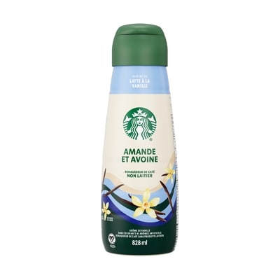 Starbucks Rehausseur de café non laitier, vanille, végétalien 828 ml, 1,09 $/100ml