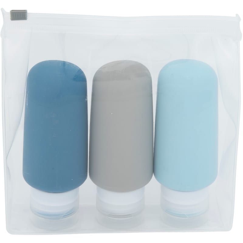 3-piece 88ml Silicone Btls Set Multi  - Trial & Travel Size