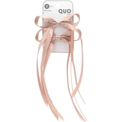 2-Pack Hair Bow Tie Champagne