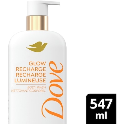 Dove Exfoliating Body Wash Glow Recharge 547 ml, $2.50/100ml