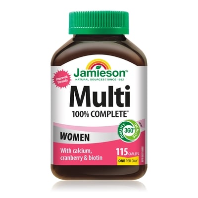 Jamieson 100% Complete Multivitamin For Women 115 Ct 115 ea, $0.20/1ea