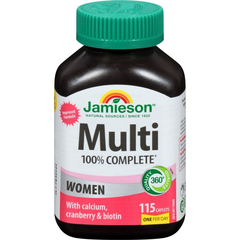 100% Complete Multivitamin For Women 115 Ct