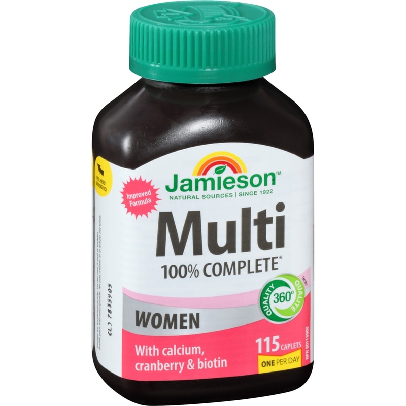 100% Complete Multivitamin For Women 115 Ct