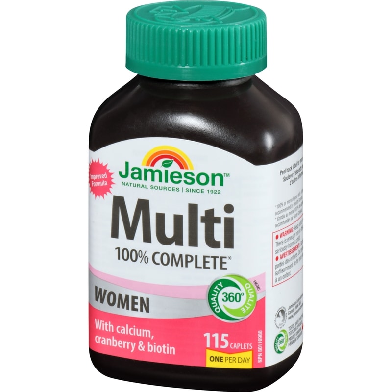 100% Complete Multivitamin For Women 115 Ct