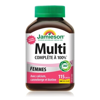 Jamieson Multivitamine pour les femmes complète à 100% 115 ea, 0,20 $/1ch