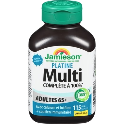 Jamieson Multi complète à 100% platine adultes 65+ 115 ea, 0,13 $/1ch