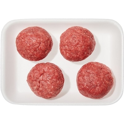null Boulettes de boeuf maigre nature 425 g, 2,00 $/100g