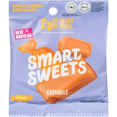 Smart Sweets Candy Caramels 45 g, $12.20/100g