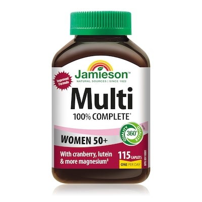 Jamieson Multi 100% Complete Women 50+ 115 ea, $0.20/1ea