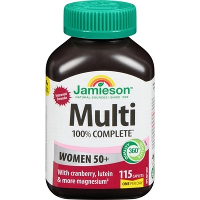 Jamieson Multi 100% Complete Women 50+ 115 ea, $0.21/1ea