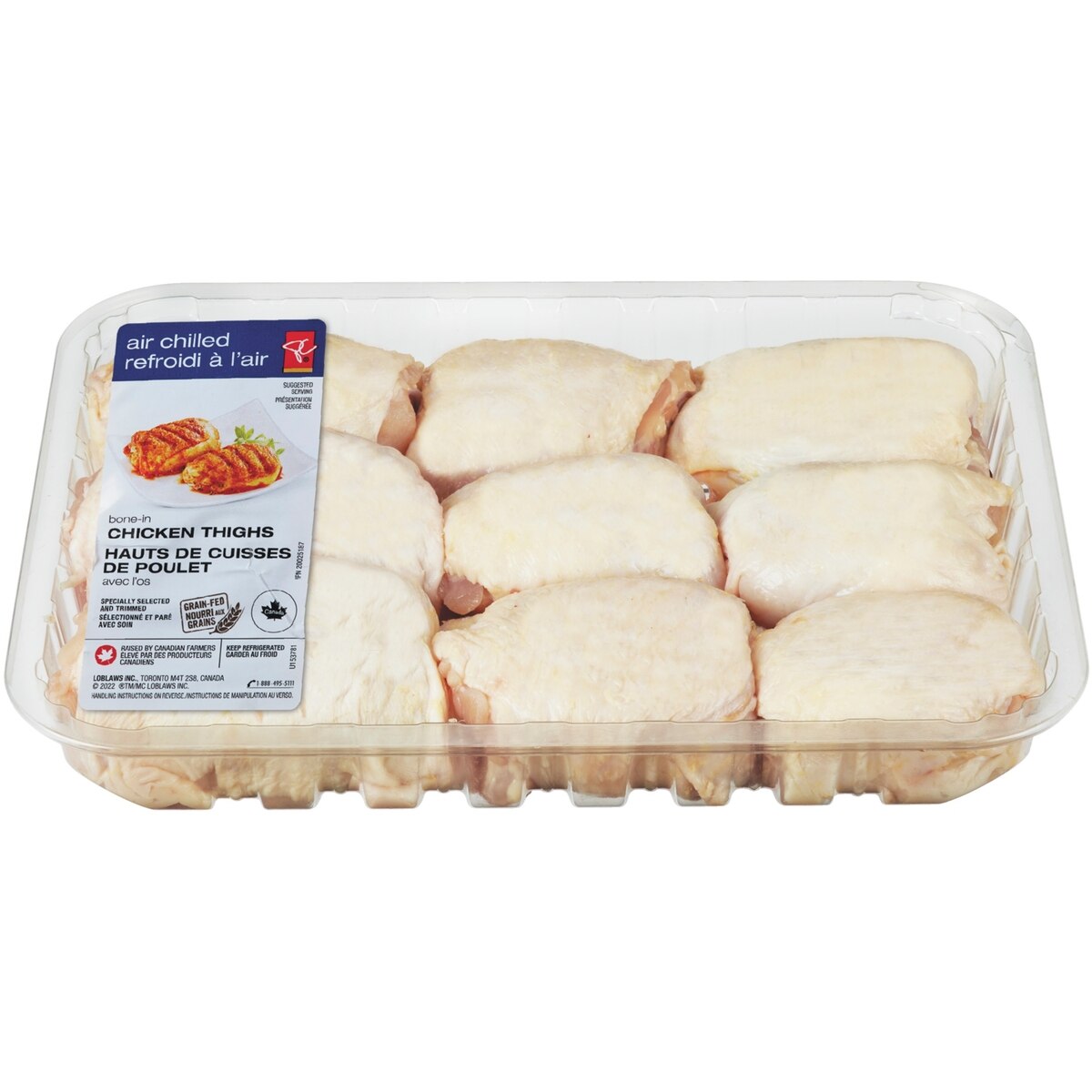 le Choix du Président Hauts de cuisse de poulet 9,24 $/1kg 4,19 $/1lb