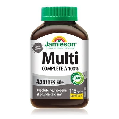 Jamieson Multi complète à 100% adultes 50+ 115 ea, 0,20 $/1ch