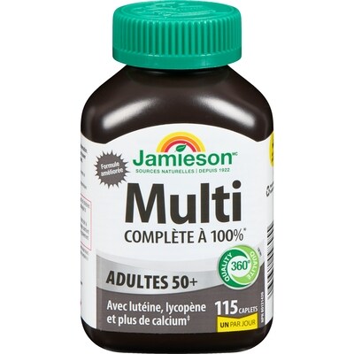 Jamieson Multi complète à 100% adultes 50+ 115 ea, 0,13 $/1ch
