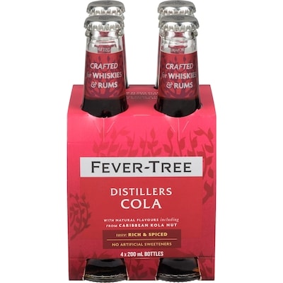 Fever Tree Distillers Cola 4x200.0 ml, $0.94/100ml