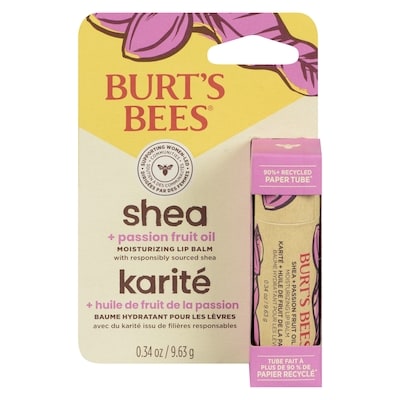 Burt's Bees Moisturizing Lip Balm Shea + Passion Fruit Oil 9.63 g, $119.00/100g