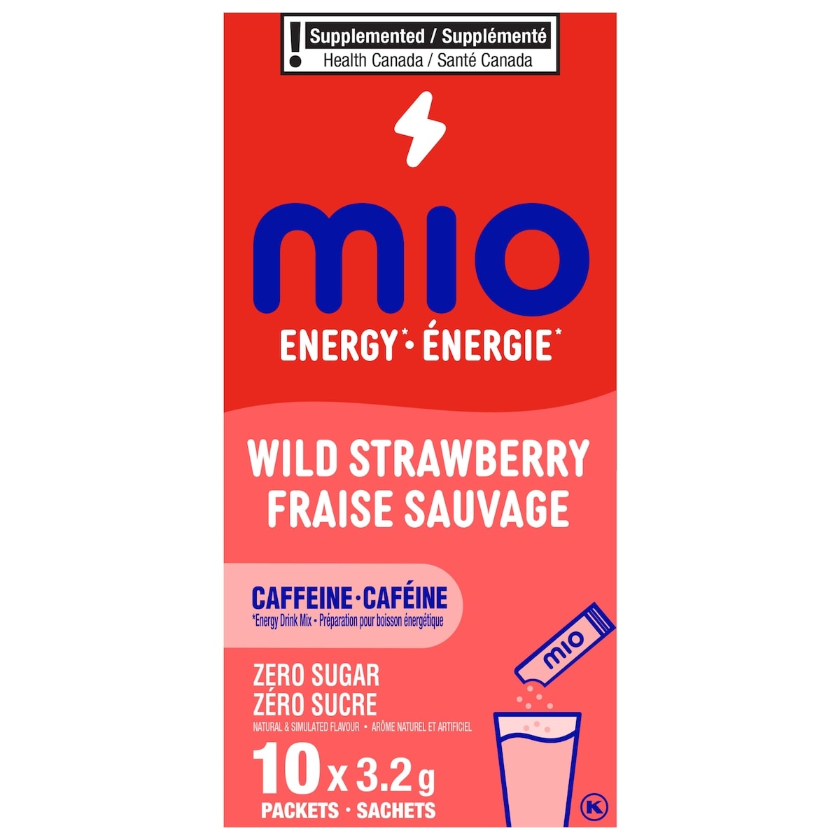 Mio Zero Sugar Energy Drink Mix Wild Strawberry