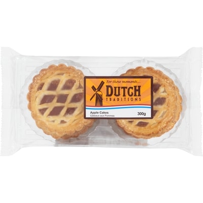 Dutch Traditions Apple Cakes 300 g, $2.16/100g