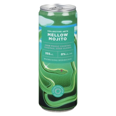 COLLECTIVE ARTS Non-Alcoholic Beverage Mellow Mojito 355 ml, $1.26/100ml