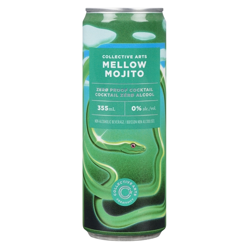 （新品）⭐︎MATE MINE（Citrus Beat）⭐︎ COLLECTIVE ARTS Non-Alcoholic Beverage Mellow Mojito - 355 ml | Zehrs