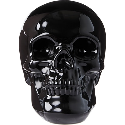 null Ceramic Shiny Black Plated Skull 1 ea, $16.00/1ea